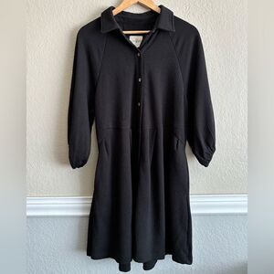 Umgee Black Stevie Knit Dress Large NWT
